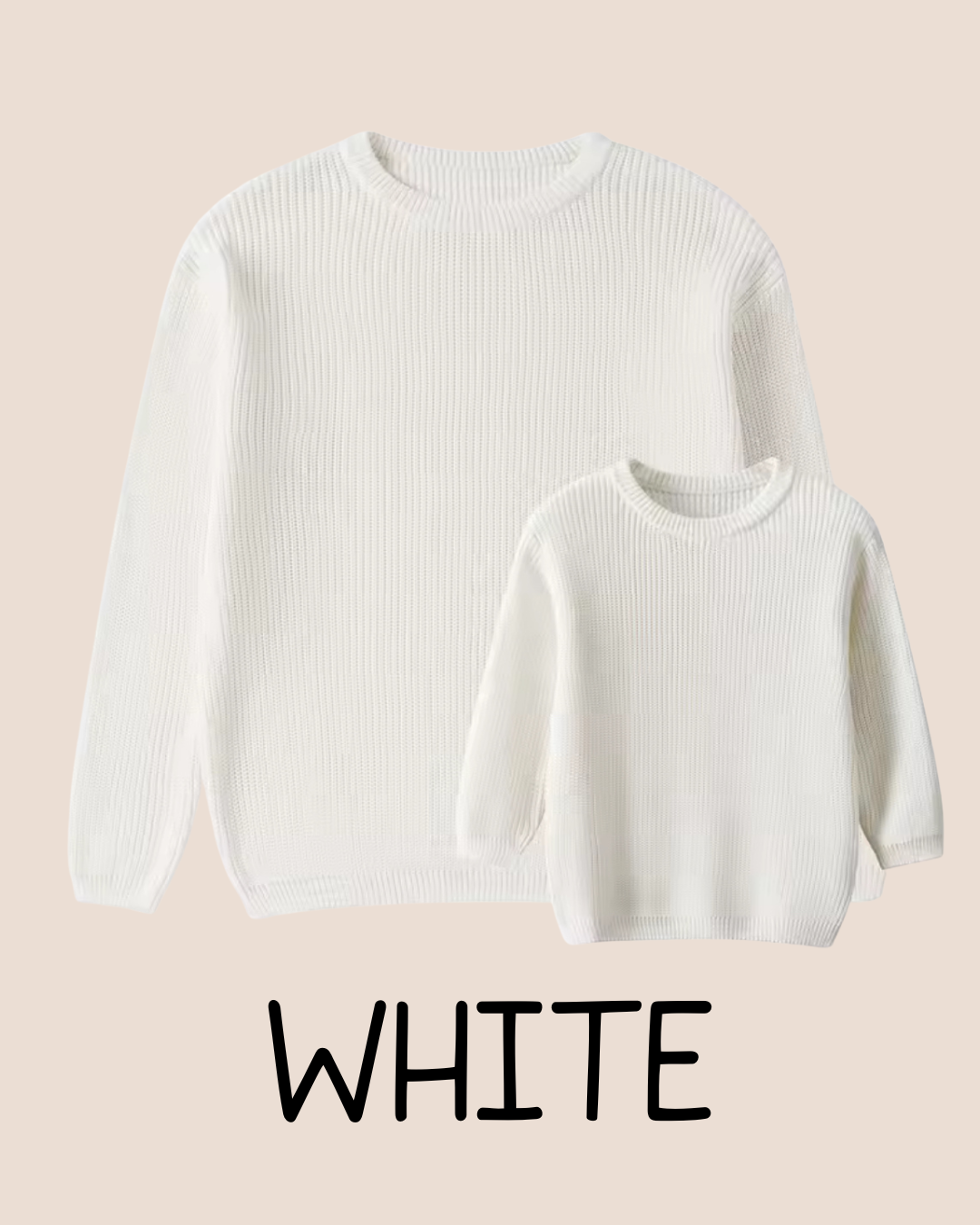 Oversized Embroidered Sweater (Sizes 6-12)