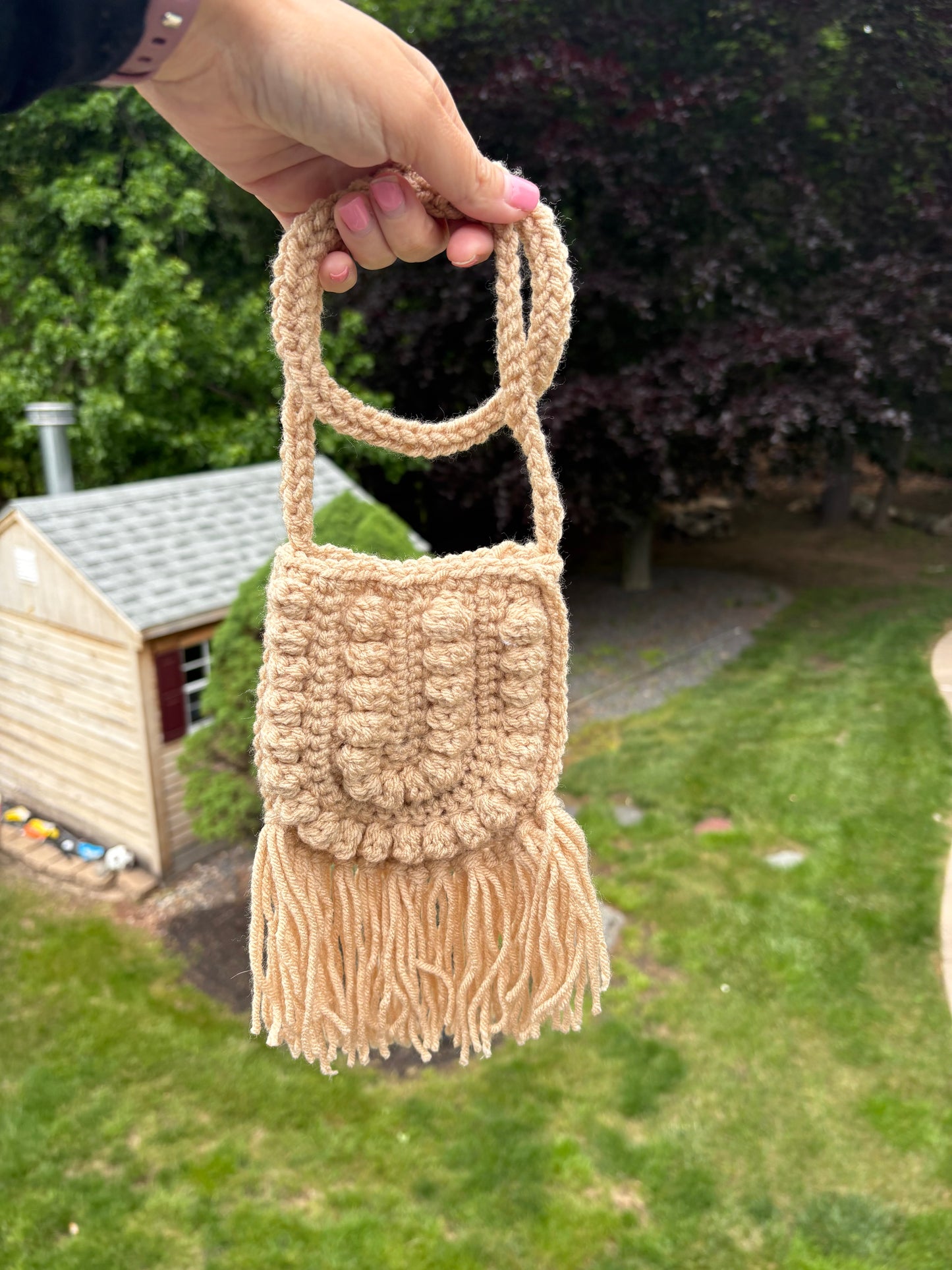 RTS Beige Boho Purse