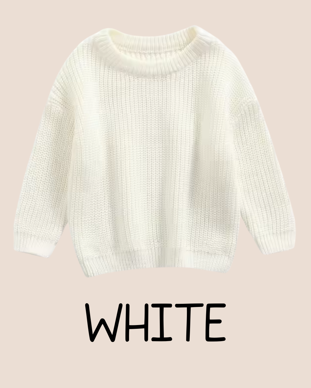 Oversized Embroidered Sweater