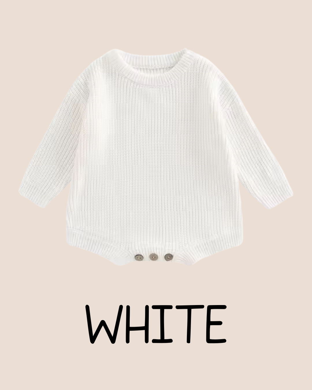 Embroidered Sweater Romper