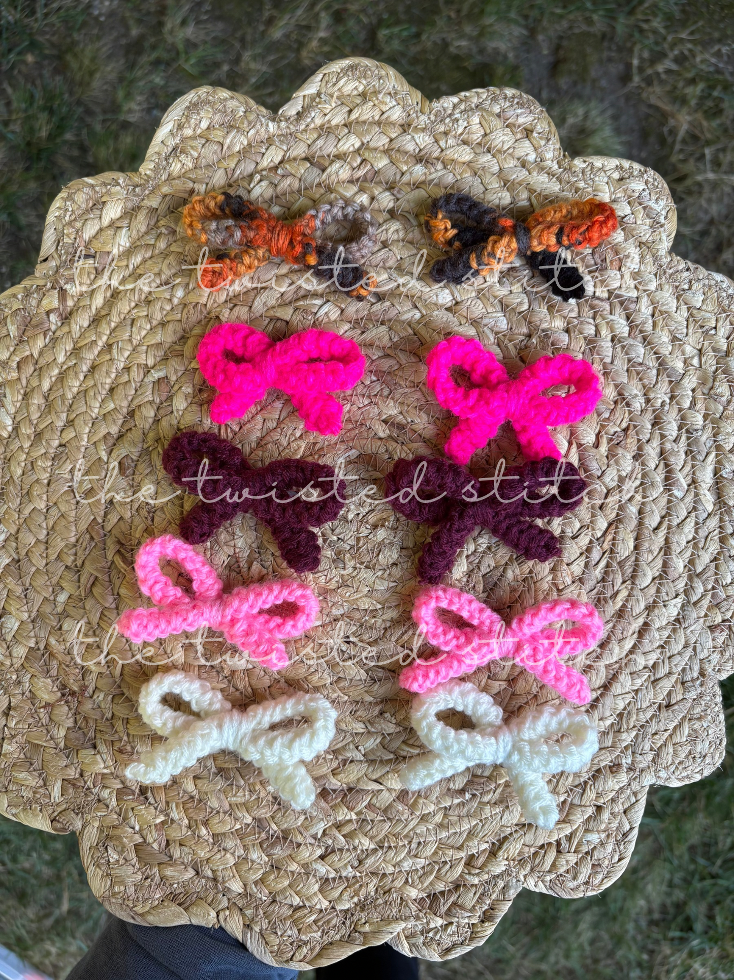 3” Piggy Bows (Set of 2)