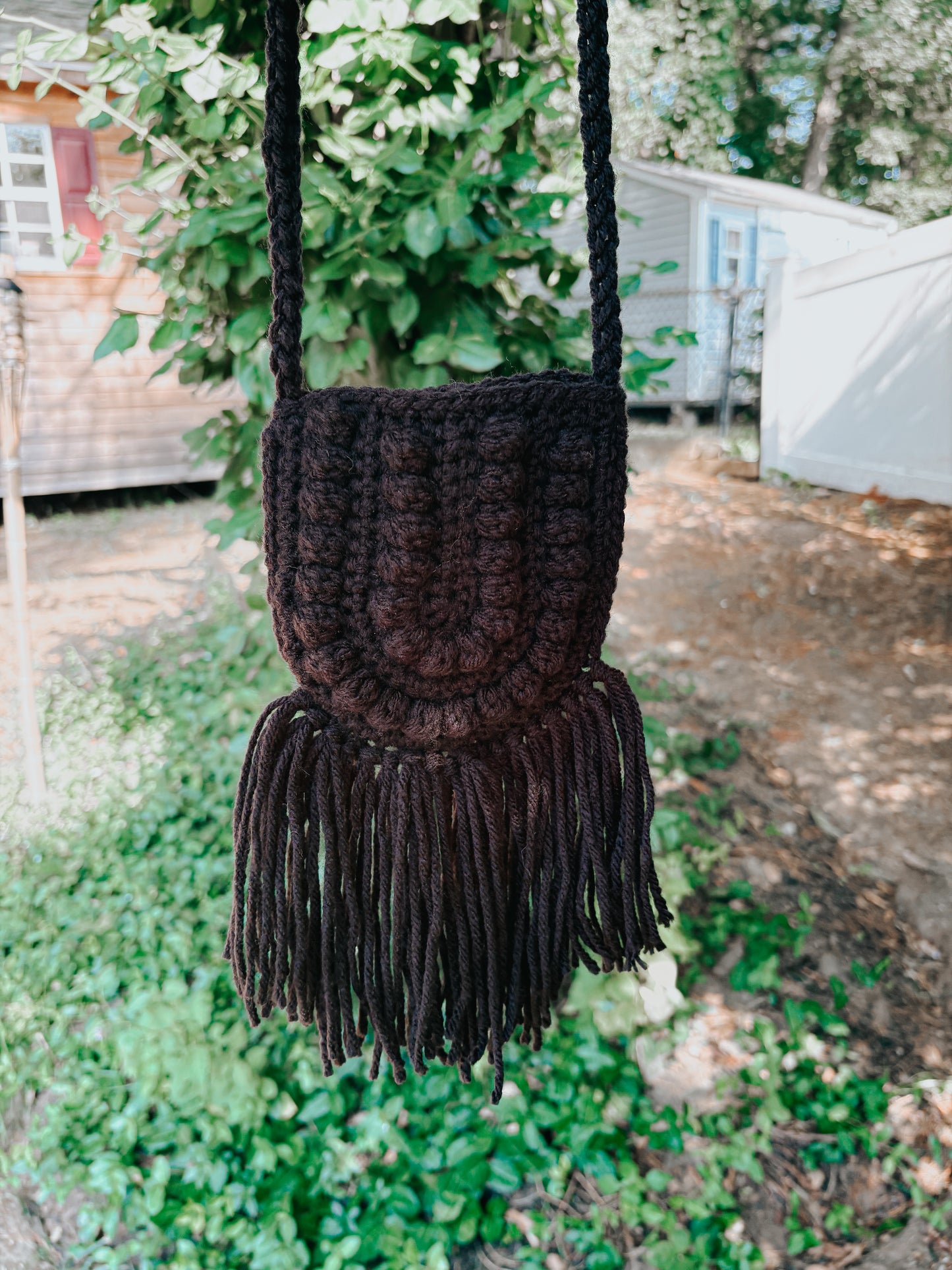 Spooky Cute Boho Purse - Single Color