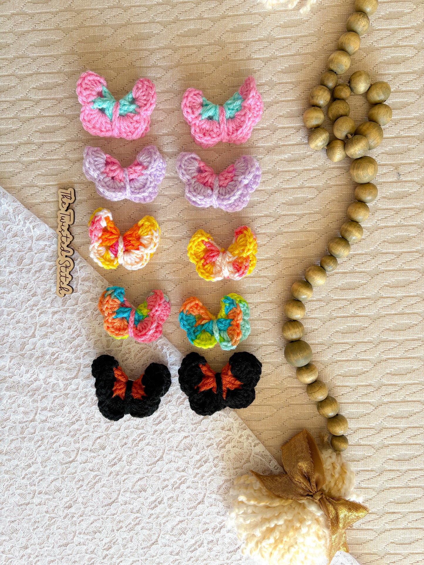 Fall Vibes Butterfly Clips (Set of 2)