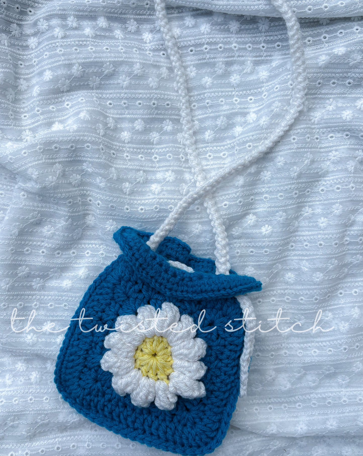 Neon Daisy Pouch