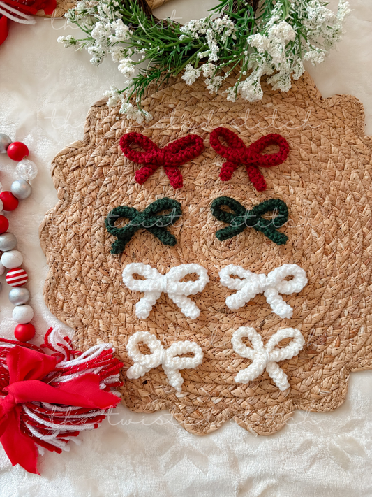 Christmas 3” Piggy Bows (Set of 2)