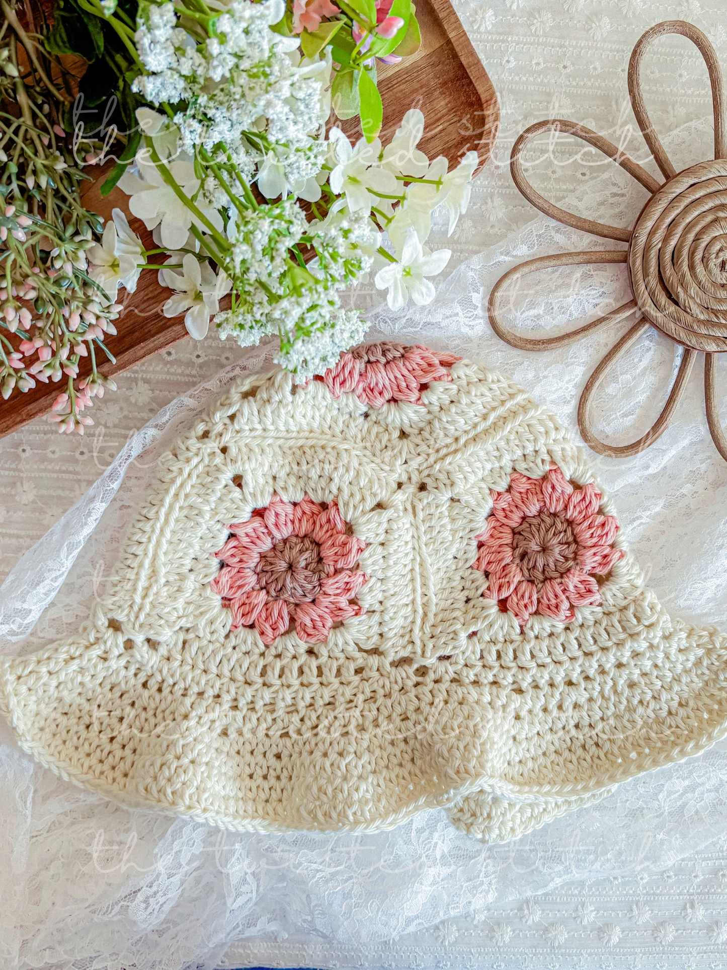 Granny Square Bucket Hat