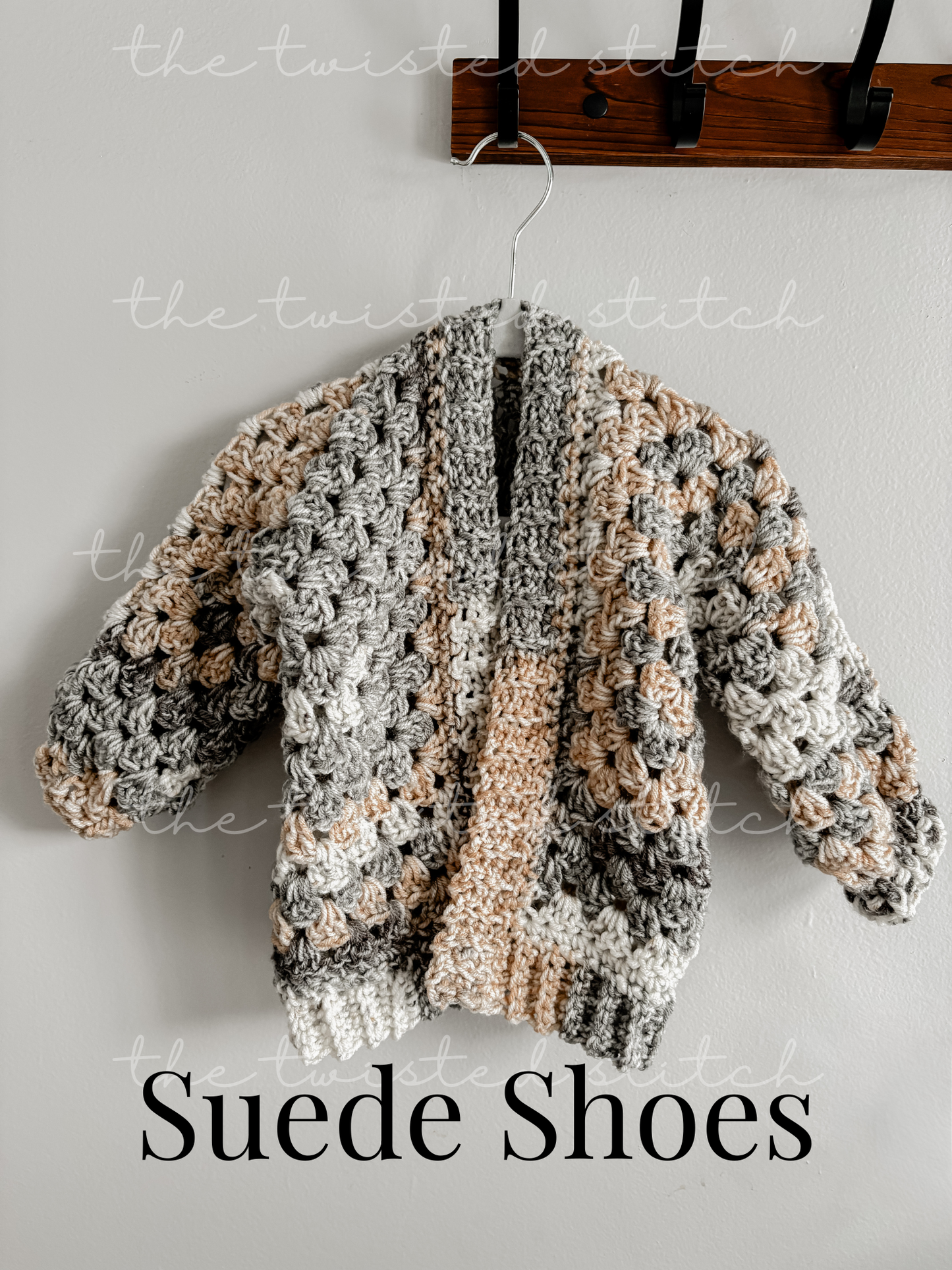 Crochet Cardigan - Ships by mid Sept