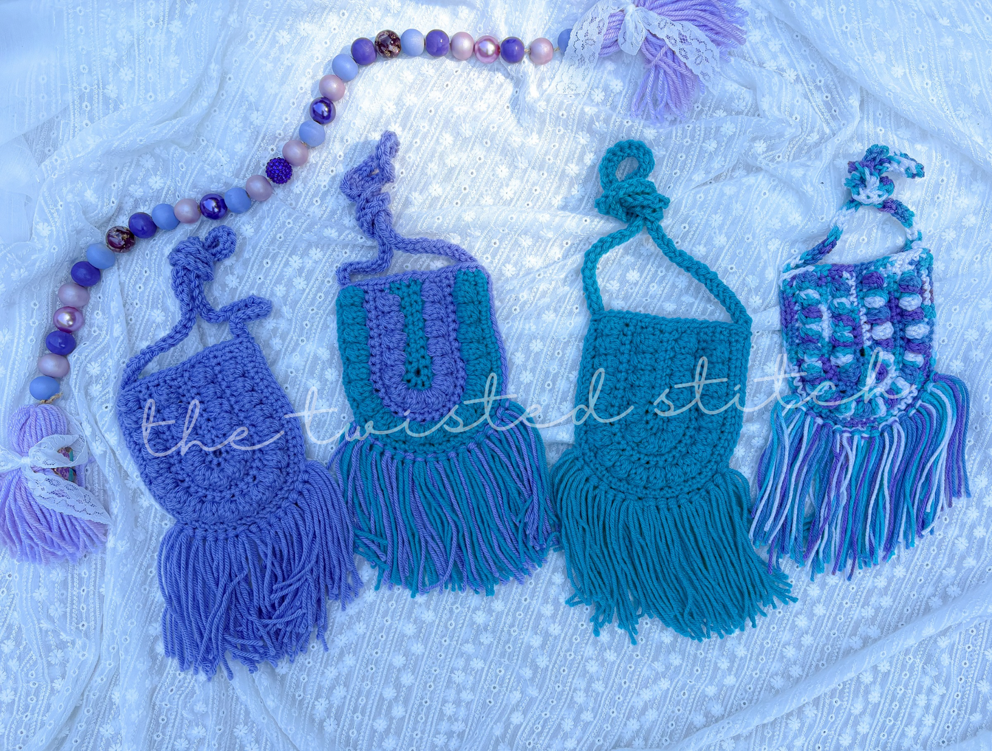 Under the Sea Boho Fringe Bags