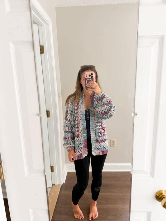 Adult Crochet Cardigan - Adult XS - 2X+