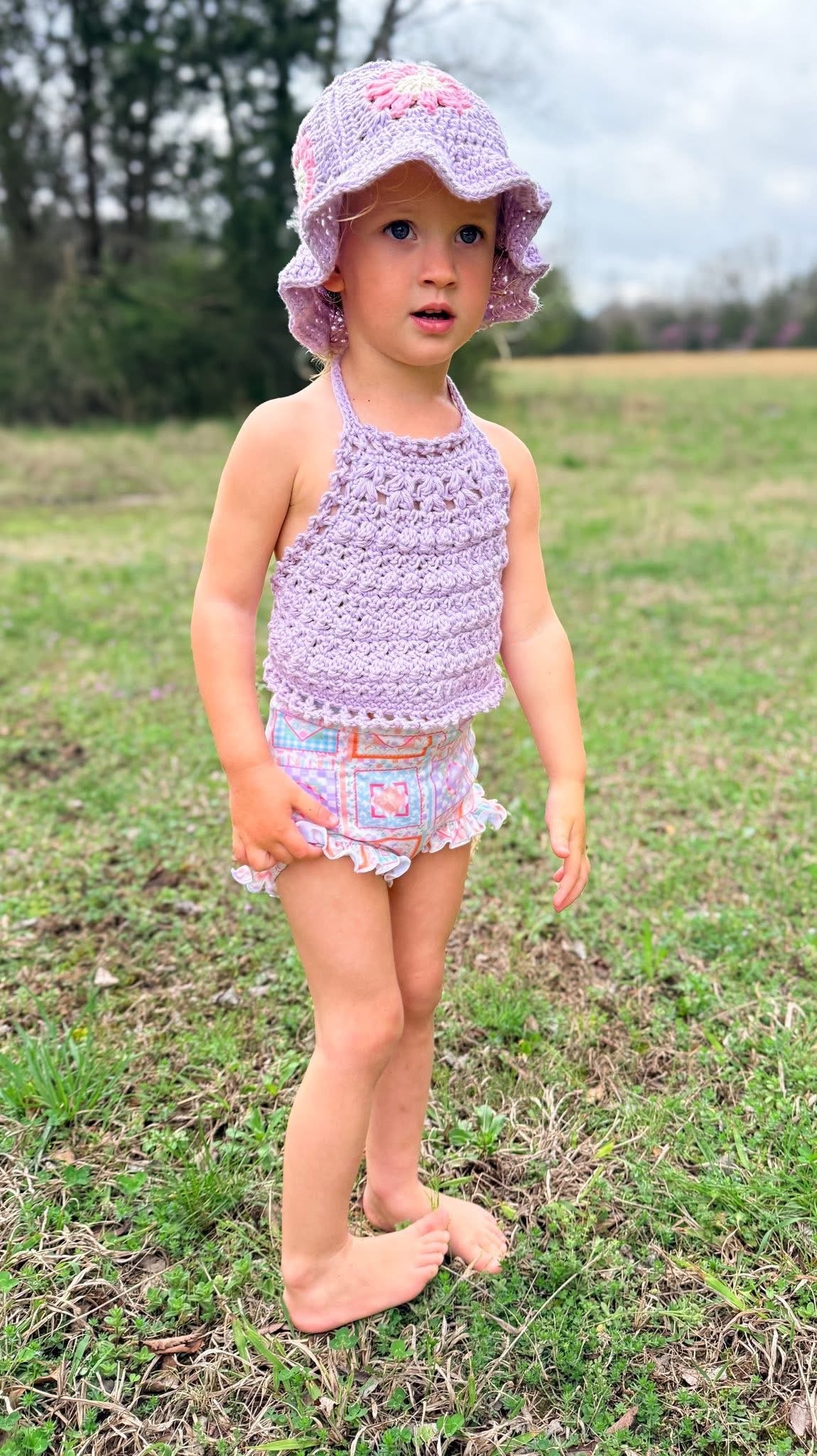 Granny Square Bucket Hat