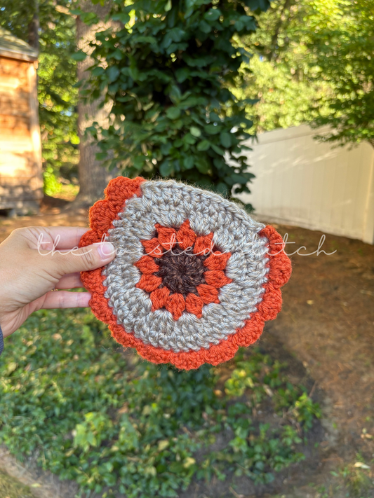 Orange + Camel Lilah Purse (Orange strap included)