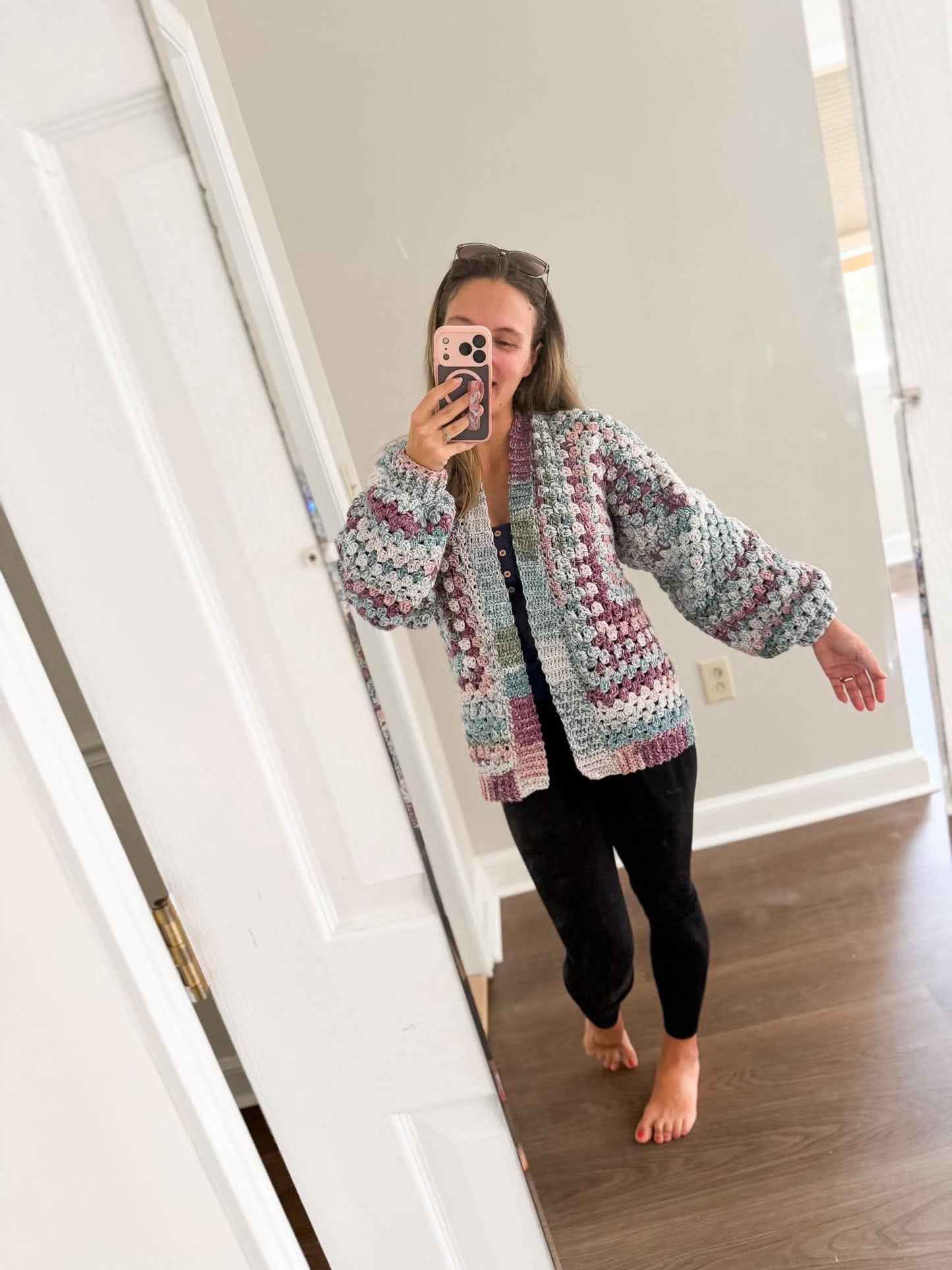 Adult Crochet Cardigan - Adult XS - 2X+