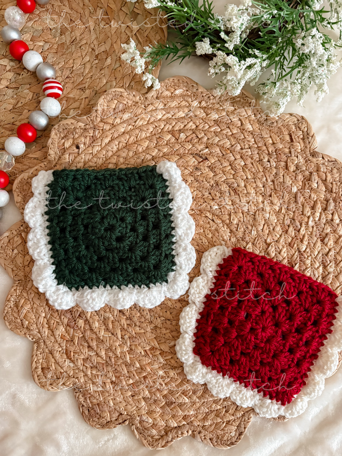 Christmas Granny Square Purse