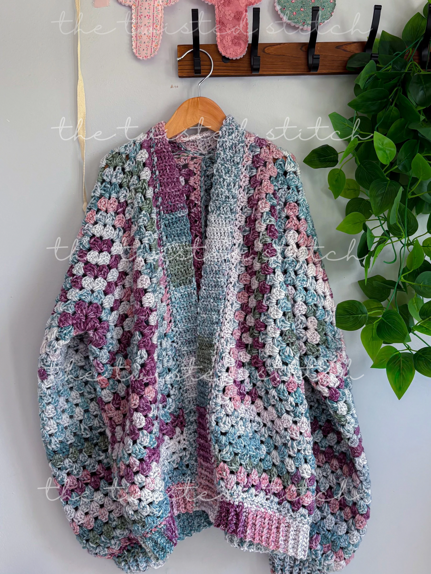 Adult Crochet Cardigan - Adult XS - 2X+