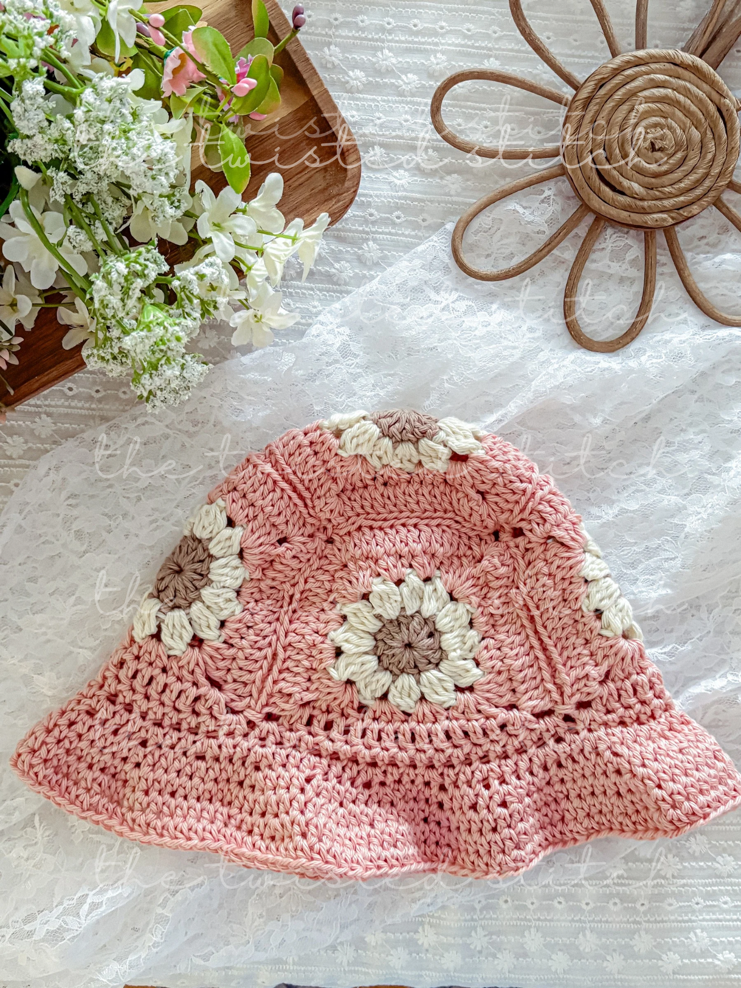 Granny Square Bucket Hat
