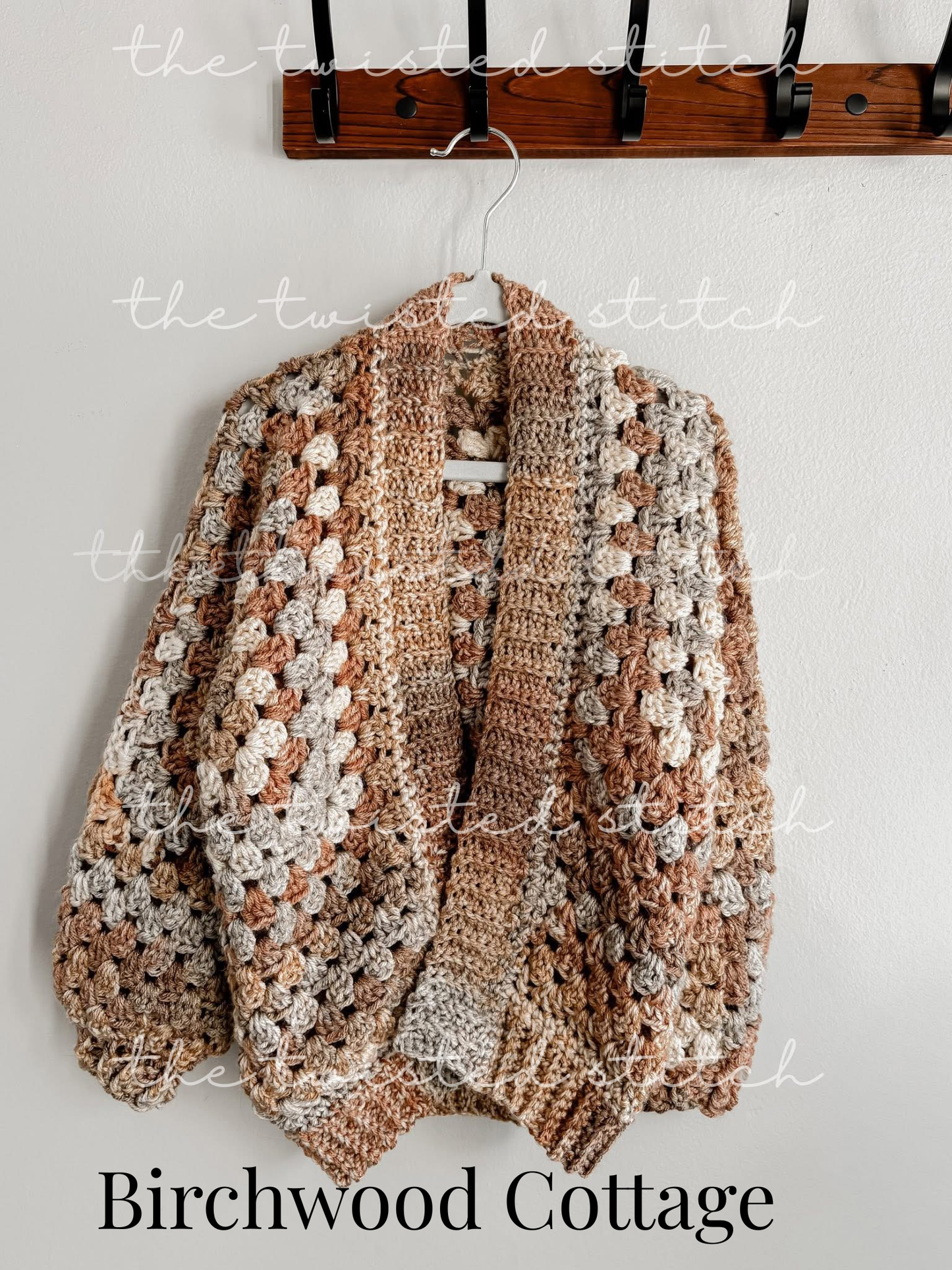 Crochet Cardigan - Ships by mid Sept