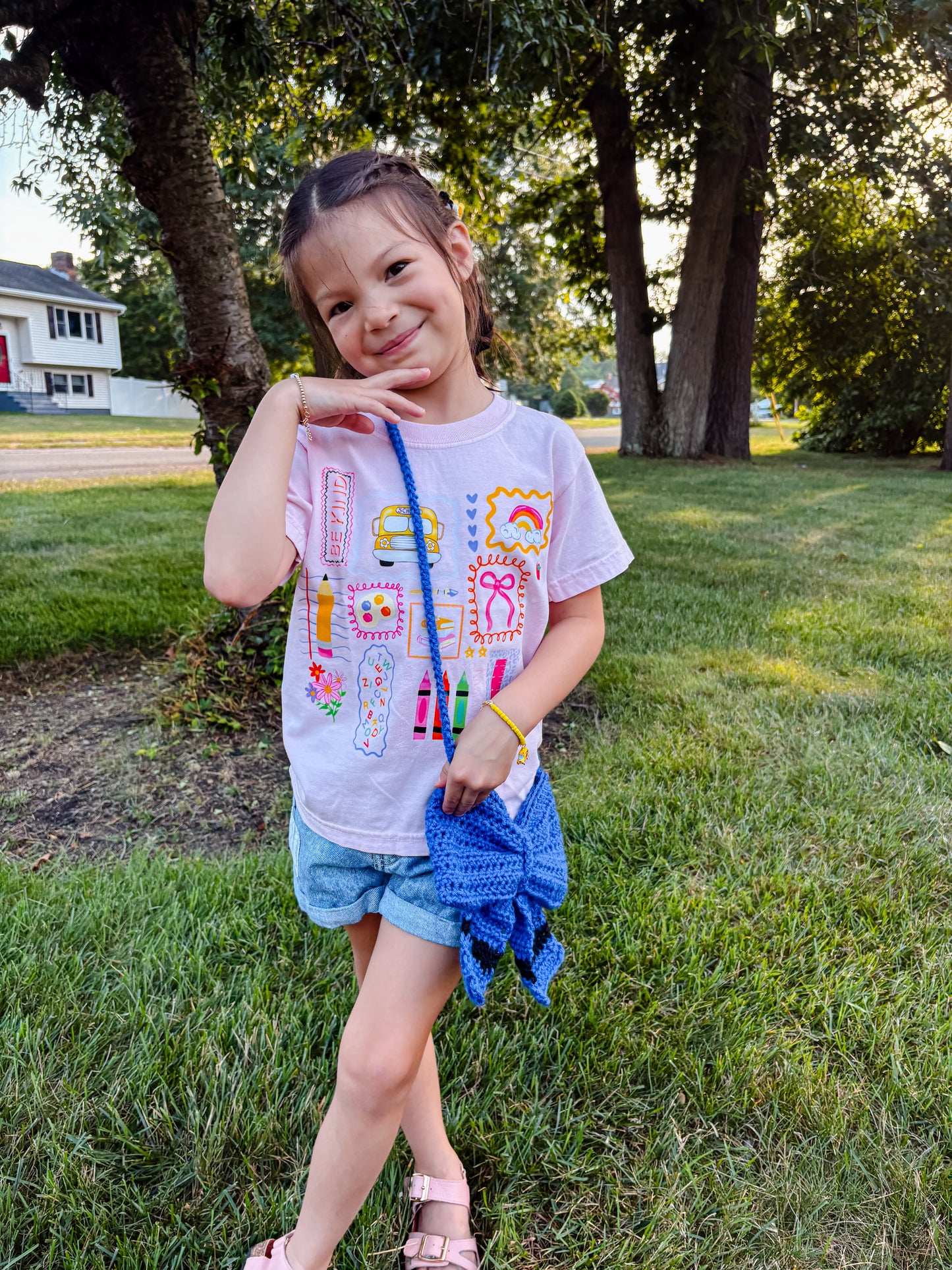 Crayon Bows + Purse