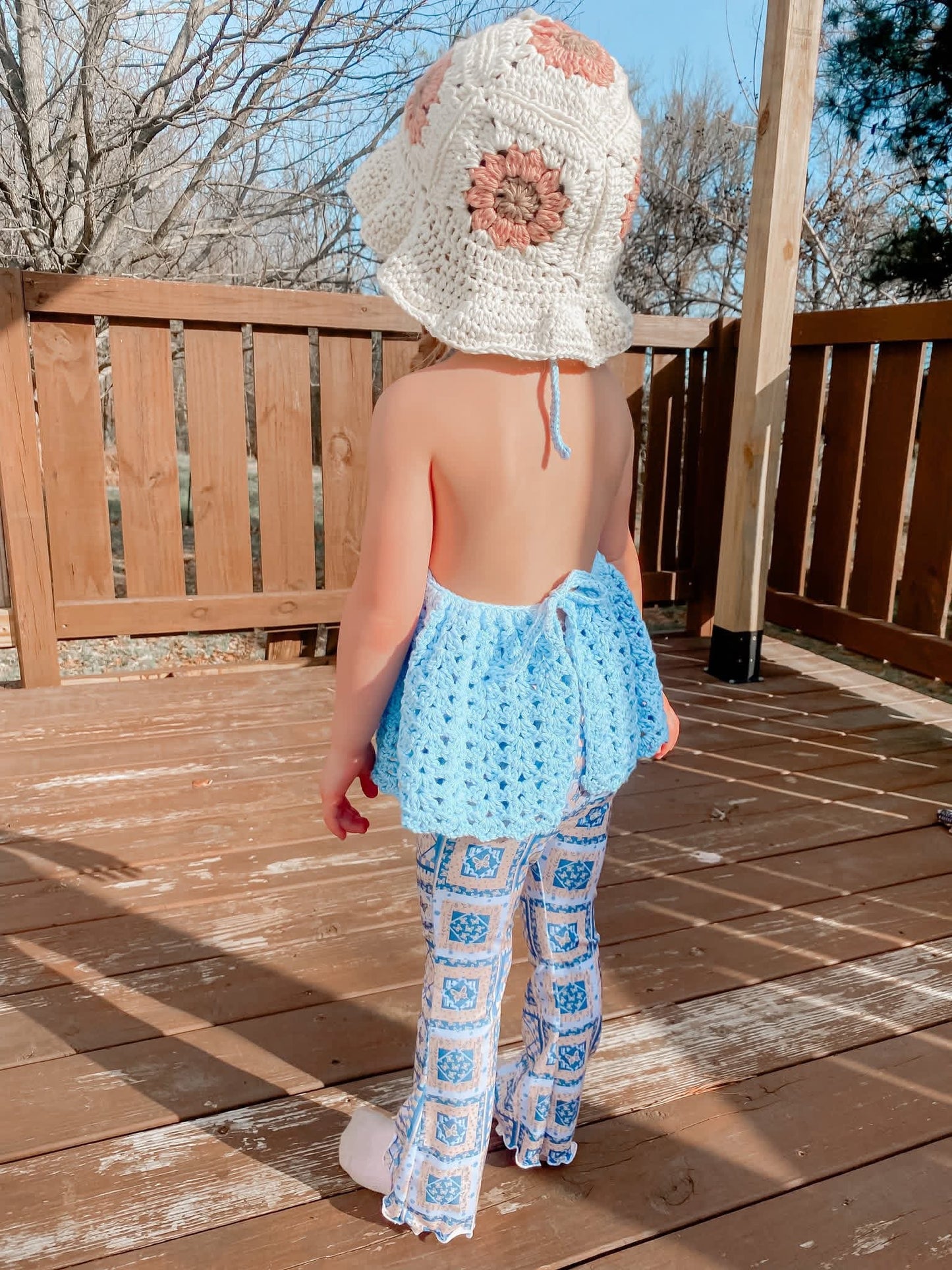 Granny Square Bucket Hat