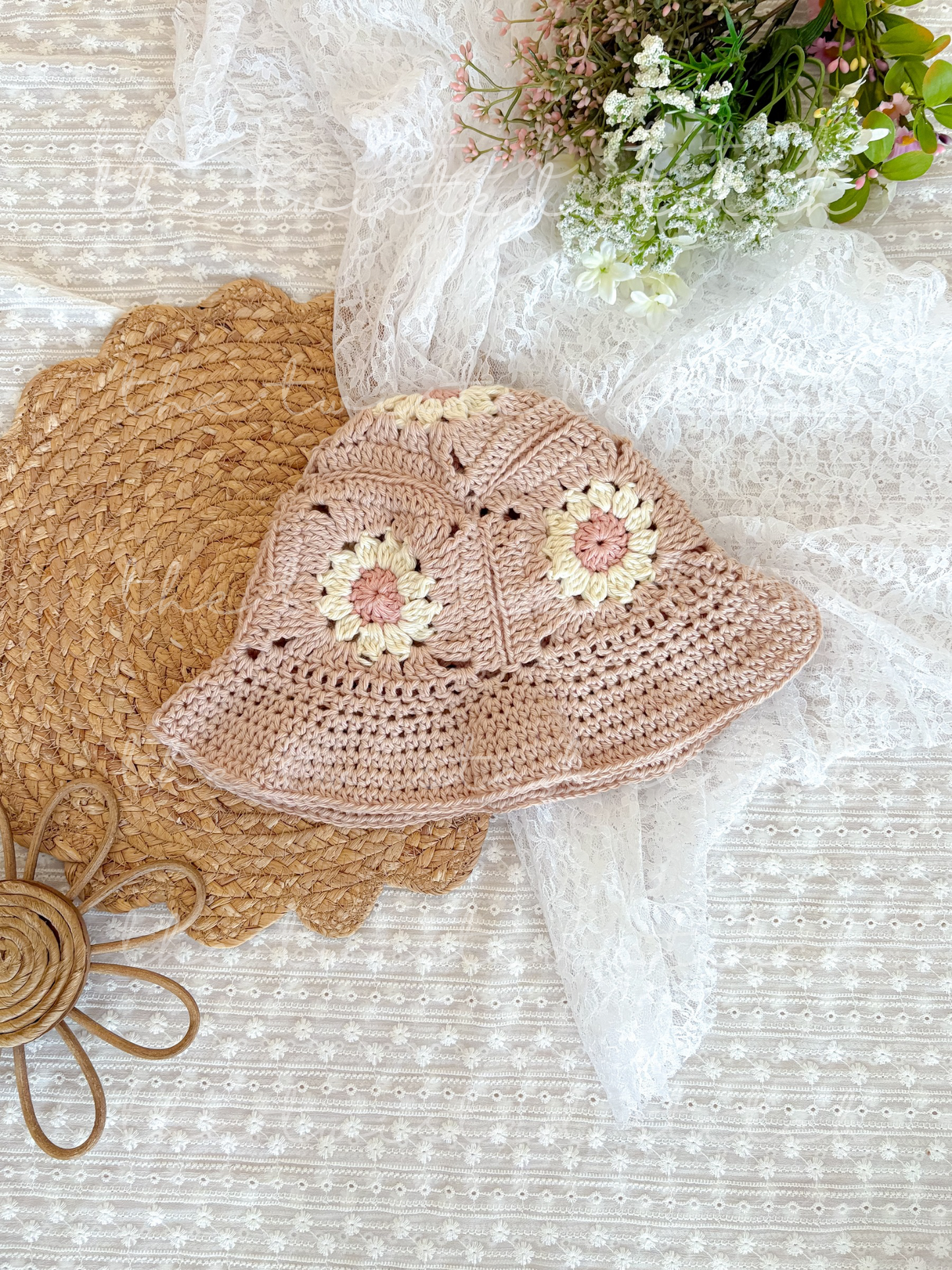 Granny Square Bucket Hat