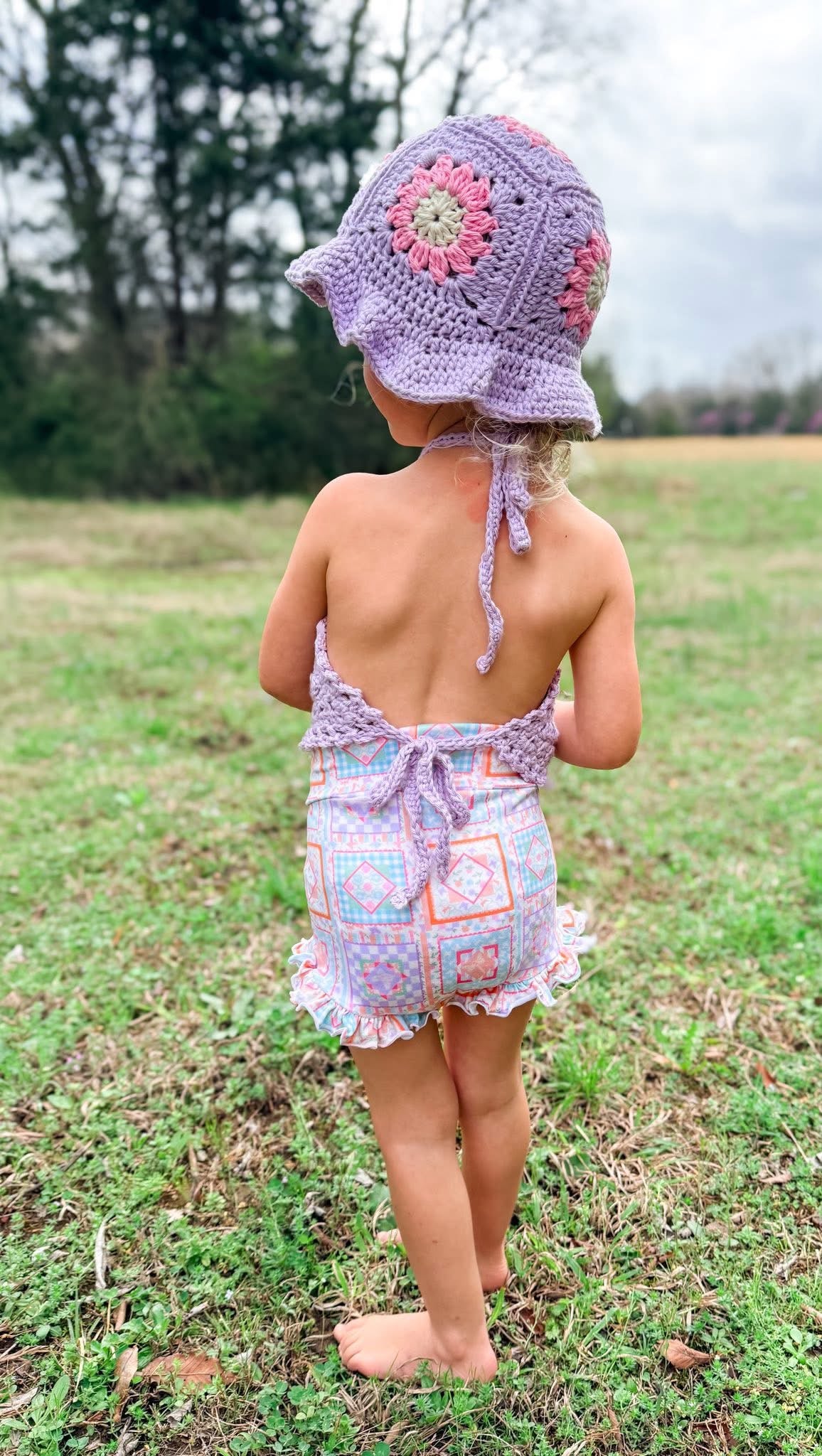 Granny Square Bucket Hat