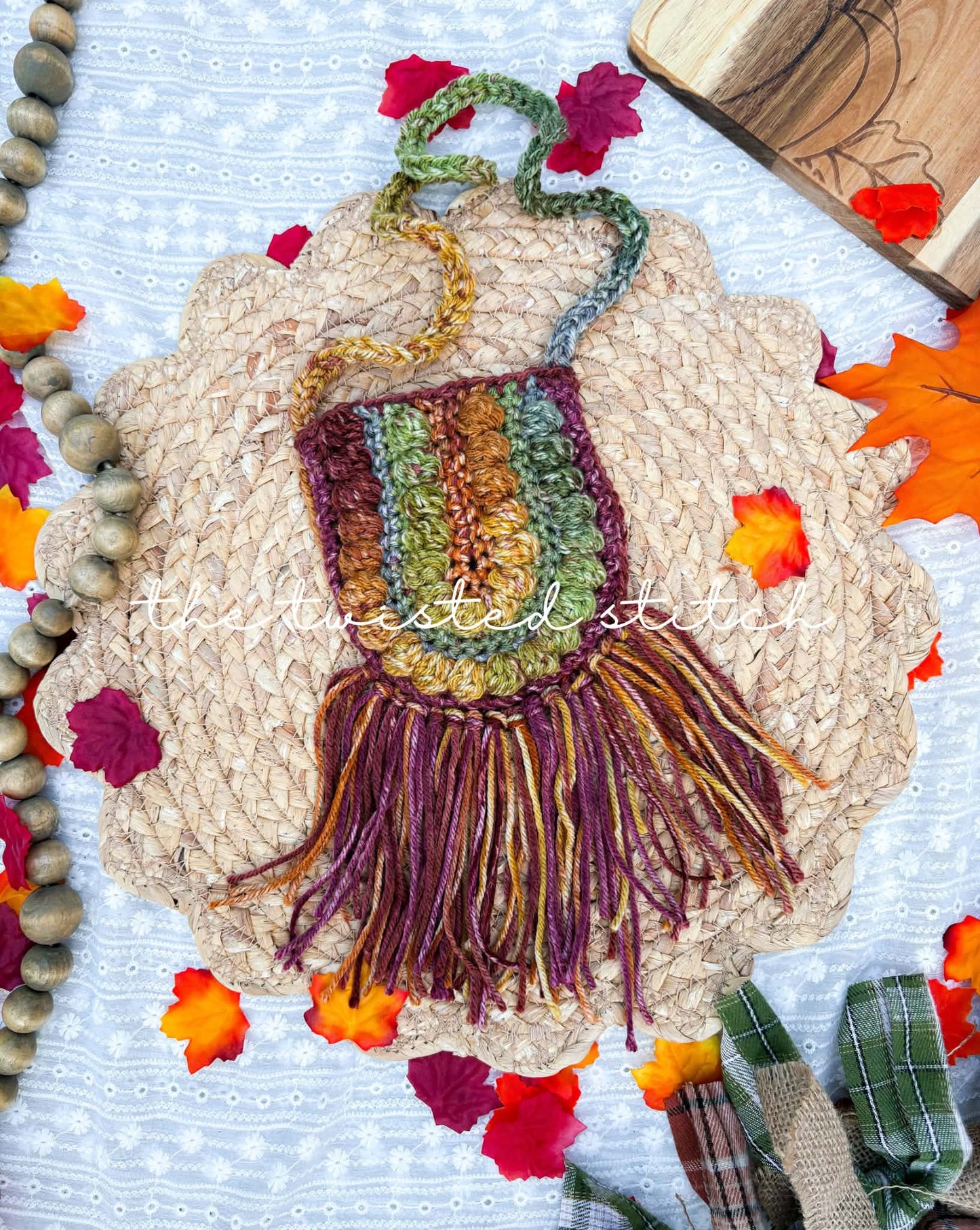 Fall Pop Up Boho Fringe Purse