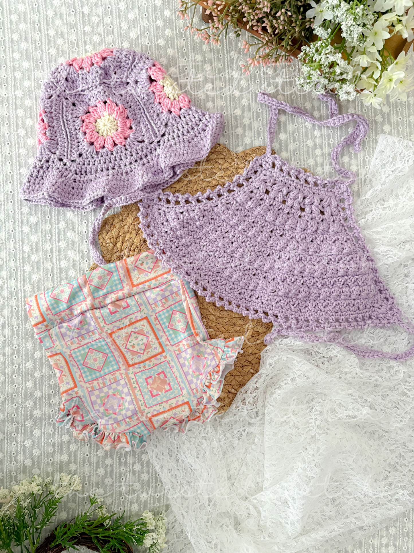 Granny Square Bucket Hat