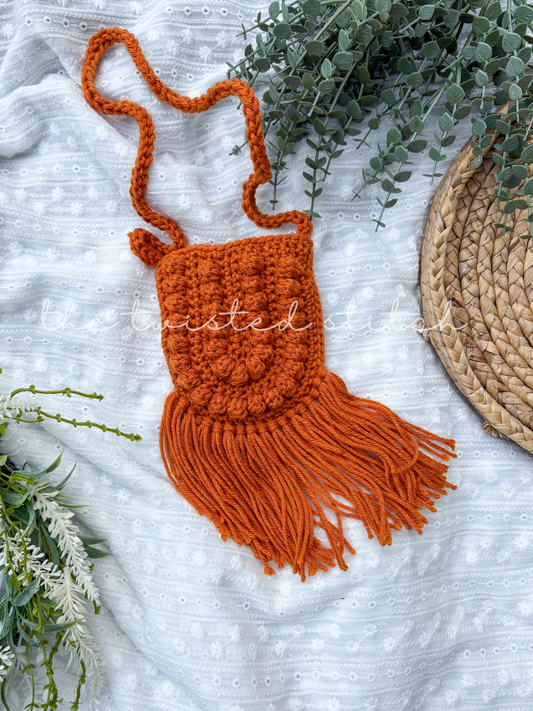 Spooky Cute Boho Purse - Single Color