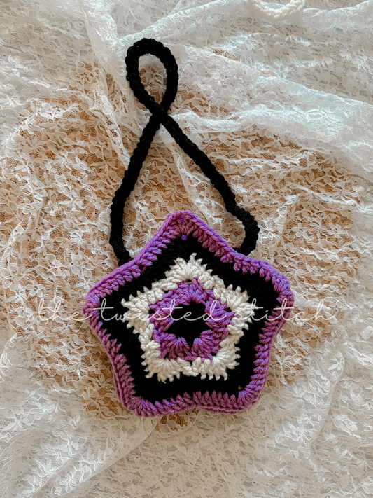 Spooky Cute Multicolor Star Purse
