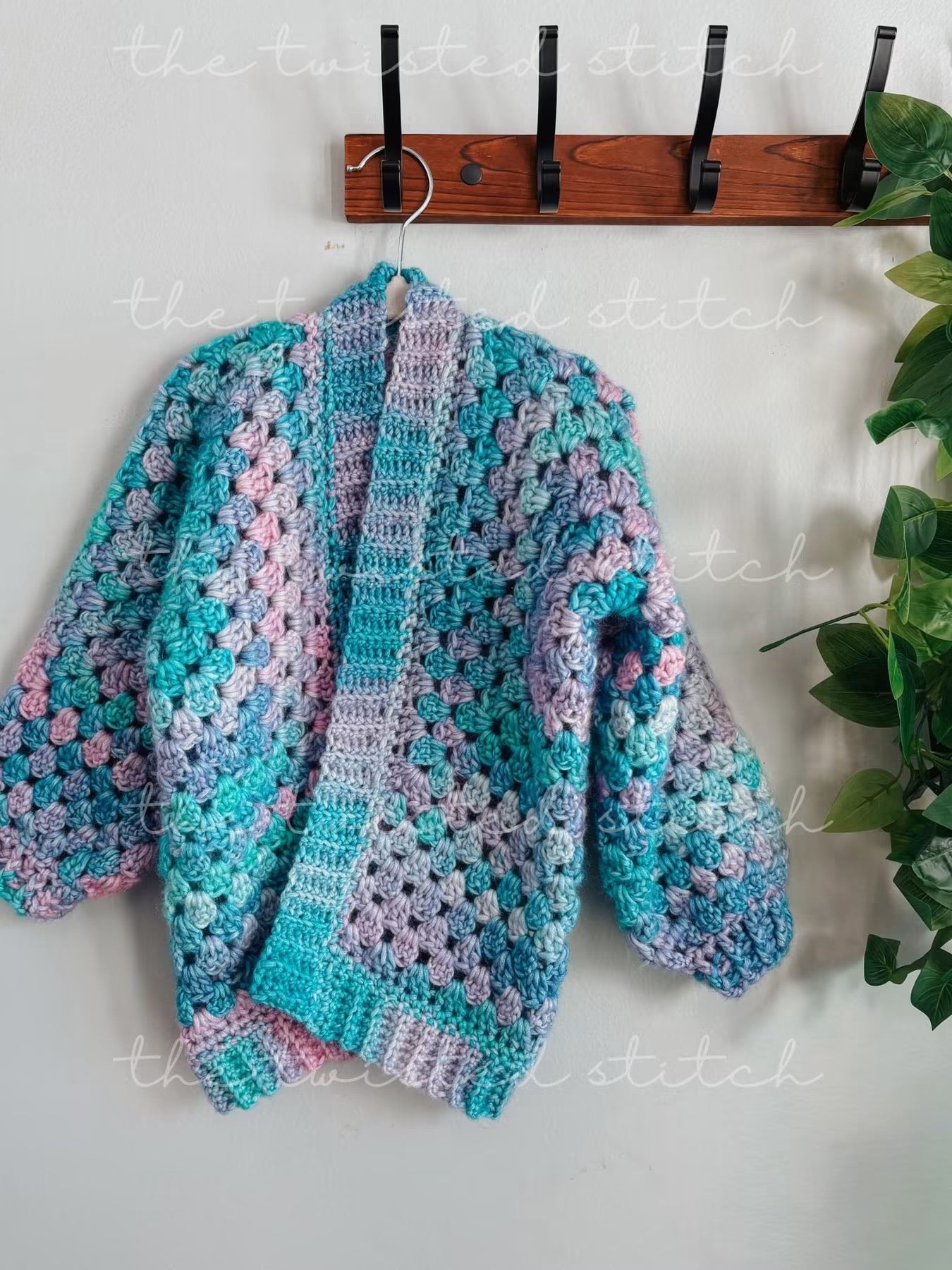 Crochet Cardigan - Ships by mid Sept