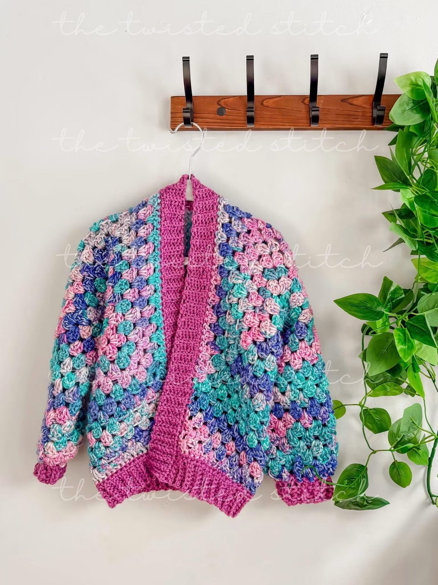 Crochet Cardigan - Ships by mid Sept