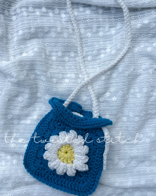 Neon Daisy Pouch